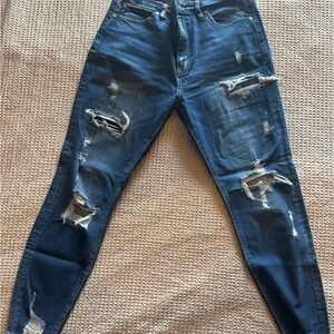 KanCan Dark Blue Ripped Skinny Jeans